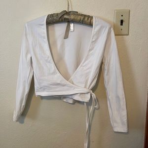 American Apparel Wrap Top